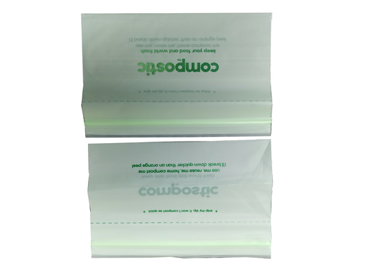 BPI Press And Seal Food Bags , Biodegradable Airtight Plastic Bags For Food