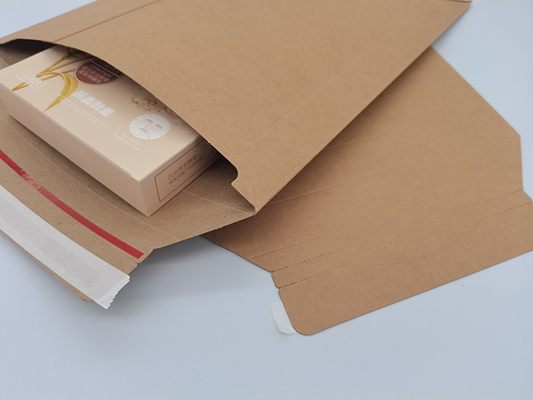 Kraft Brown 9.5x13.5inch Eco Friendly Rigid Mailers For Shipping Books