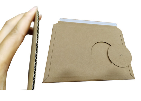 Recycled A4 Size Eco Friendly Rigid Mailers Corrugated Cardboard Envelope Box